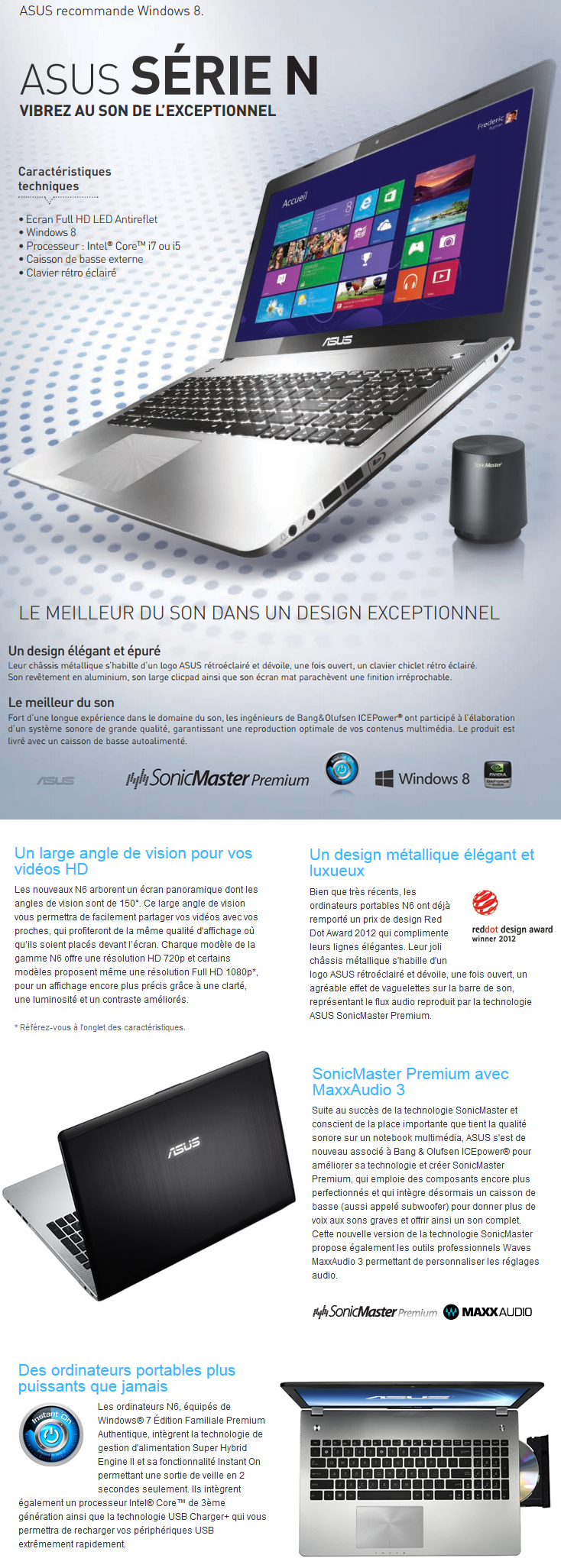 Acheter PC portable ASUS N series N56VB-S4124H Maroc