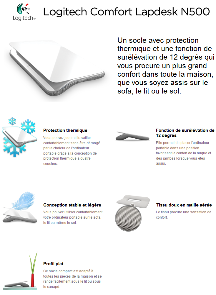 support pour ordinateur