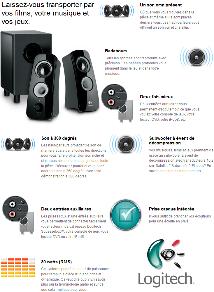 Haut-parleur Logitech Maroc