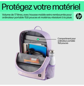 HP Sac à dos Campus (lavande) Sac à dos HP Campus (lavande)  (7J597AA)