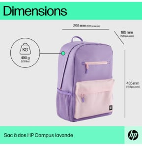 HP Sac à dos Campus (lavande) Sac à dos HP Campus (lavande)  (7J597AA)