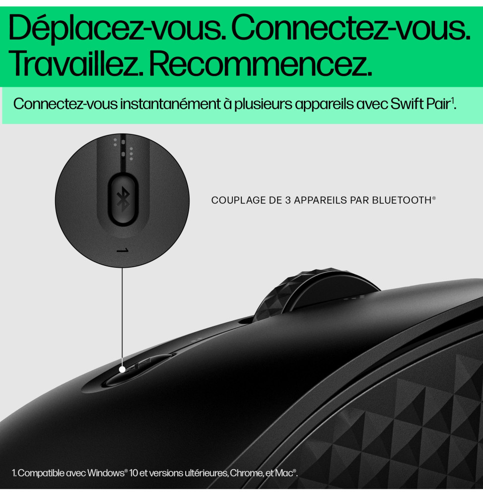 HP Souris Bluetooth programmable 420 Souris Bluetooth programmable HP 420 (7M1D3AA) — image 12