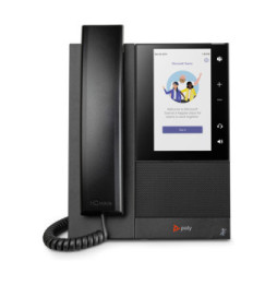 POLY Téléphone multimédia professionnel CCX 505 pour Microsoft Teams et compatible PoE (82Z79AA)