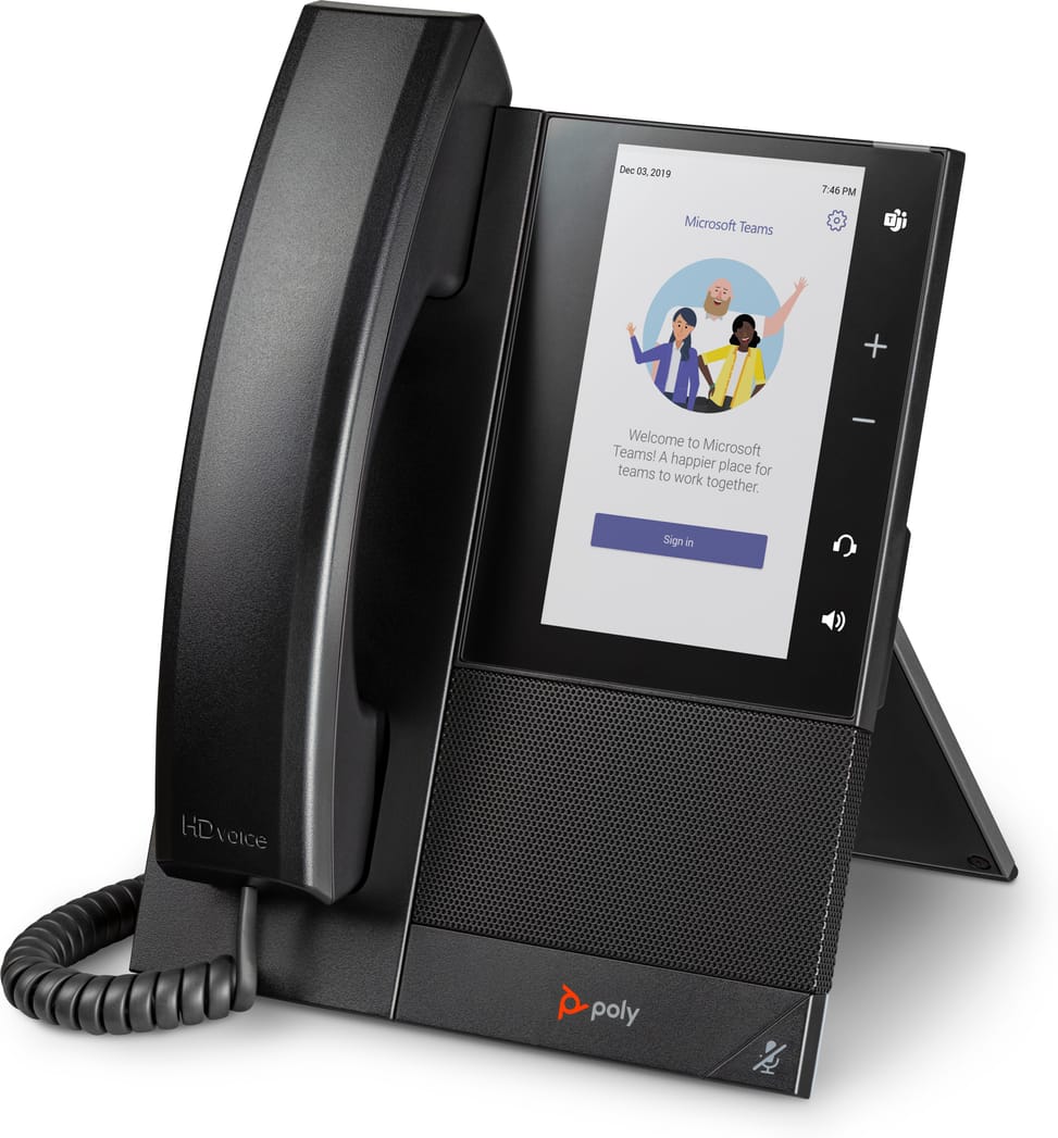 POLY Téléphone multimédia professionnel CCX 505 pour Microsoft Teams et compatible PoE (82Z79AA) — image 2