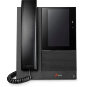 POLY Téléphone multimédia professionnel CCX 505 pour Microsoft Teams et compatible PoE (82Z79AA)