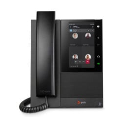 POLY Téléphone multimédia professionnel CCX 505 pour Microsoft Teams et compatible PoE (82Z79AA)