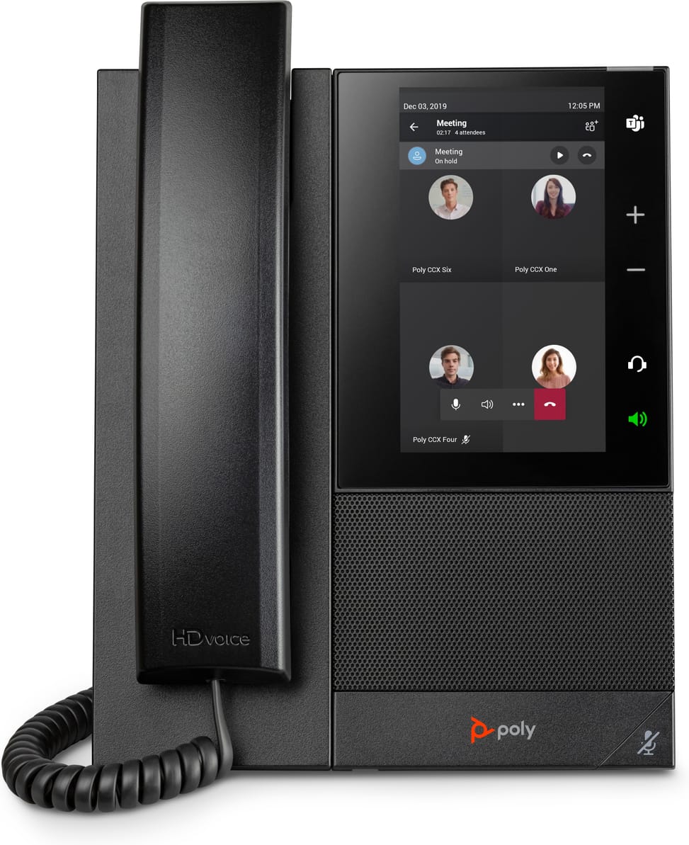 POLY Téléphone multimédia professionnel CCX 505 pour Microsoft Teams et compatible PoE (82Z79AA) — image 5