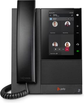 POLY Téléphone multimédia professionnel CCX 505 pour Microsoft Teams et compatible PoE (82Z79AA) — image 5