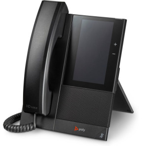 POLY Téléphone multimédia professionnel CCX 505 pour Microsoft Teams et compatible PoE (82Z79AA)