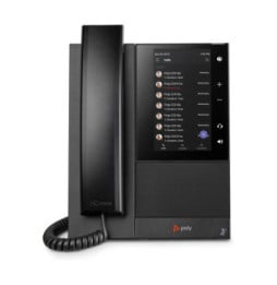 POLY Téléphone multimédia professionnel CCX 505 pour Microsoft Teams et compatible PoE (82Z79AA)