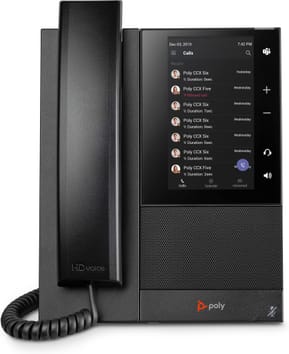 POLY Téléphone multimédia professionnel CCX 505 pour Microsoft Teams et compatible PoE (82Z79AA) — image 7