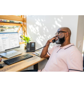 POLY Téléphone multimédia professionnel CCX 505 pour Microsoft Teams et compatible PoE (82Z79AA)