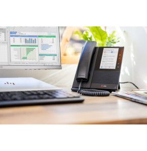 POLY Téléphone multimédia professionnel CCX 505 pour Microsoft Teams et compatible PoE (82Z79AA)