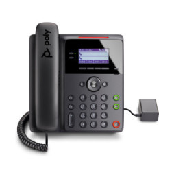 POLY Téléphone IP Edge B10 avec module d’alimentation PRC (84C19AA)