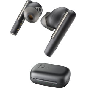 POLY Écouteurs noirs Voyager Free 60 UC + adaptateur USB-C BT700 + étui de charge de base (7Y8M0AA)