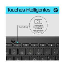 HP Clavier Bluetooth multi-appareil compact 355 Clavier Bluetooth multi-appareil compact HP 355  (692S9AA)