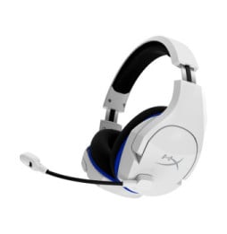 HyperX Core Cloud Plus - Casque pour jeux sans fil (bleu blanc) - PS5 -PS4 (4P5J1AA)
