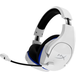 HyperX Core Cloud Plus - Casque pour jeux sans fil (bleu blanc) - PS5 -PS4 (4P5J1AA)
