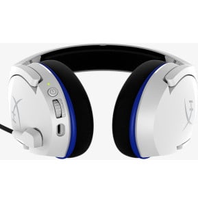 HyperX Core Cloud Plus - Casque pour jeux sans fil (bleu blanc) - PS5 -PS4 (4P5J1AA)