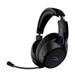 HyperX Cloud Flight - Casque de jeu sans fil (noir-bleu) - PS5-PS4 (4P5H6AA)