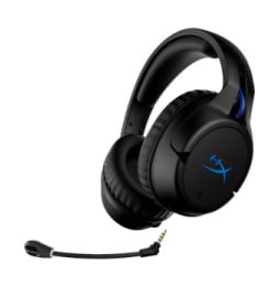 HyperX Cloud Flight - Casque de jeu sans fil (noir-bleu) - PS5-PS4 (4P5H6AA)