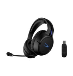 HyperX Cloud Flight - Casque de jeu sans fil (noir-bleu) - PS5-PS4 (4P5H6AA)