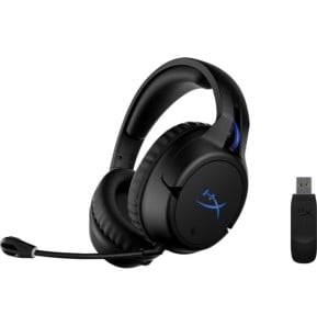 HyperX Cloud Flight - Casque de jeu sans fil (noir-bleu) - PS5-PS4 (4P5H6AA)
