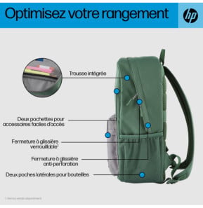 HP Sac à dos Campus (vert) Sac à dos HP Campus (vert)  (7J595AA)