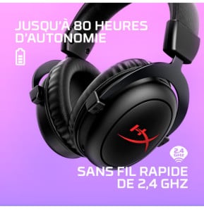HyperX Casque de jeu sans fil Cloud II Core Casque de jeu sans fil HyperX Cloud II Core  (6Y2G8AA)