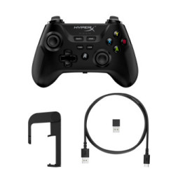 HyperX Clutch - Wireless Gaming Controller (Black) - Mobile, PC (516L8AA)