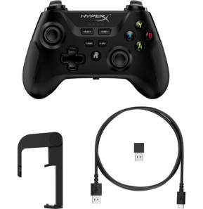 HyperX Clutch - Wireless Gaming Controller (Black) - Mobile, PC (516L8AA)