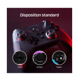 HyperX Clutch - Wireless Gaming Controller (Black) - Mobile, PC (516L8AA)