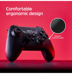 HyperX Clutch - Wireless Gaming Controller (Black) - Mobile, PC (516L8AA)