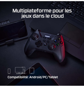 HyperX Clutch - Wireless Gaming Controller (Black) - Mobile, PC (516L8AA)
