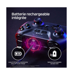 HyperX Clutch - Wireless Gaming Controller (Black) - Mobile, PC (516L8AA)