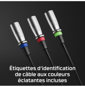 HP Câble XLR HyperX Câble XLR HyperX  (6Z2B9AA)