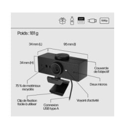 HP 620 FHD Webcam  620 FHD Webcam  (6Y7L2AA)