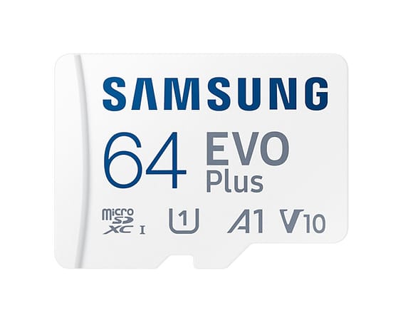 Samsung EVO Plus 64 Go MicroSDXC UHS-I Classe 10 (MB-MC64KA/EU)