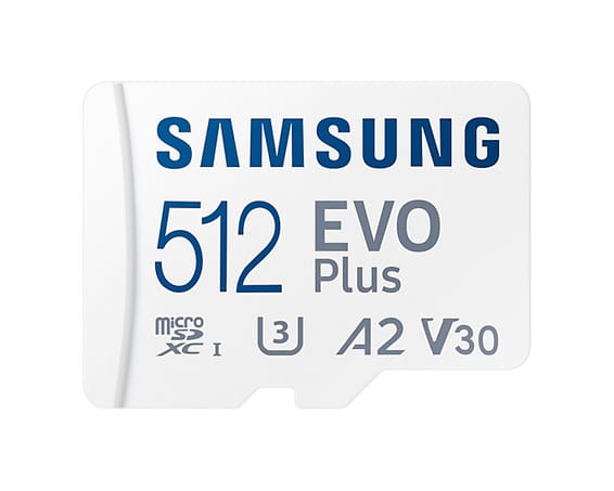 Samsung EVO Plus 512 Go MicroSDXC UHS-I Classe 10 (MB-MC512KA/EU)