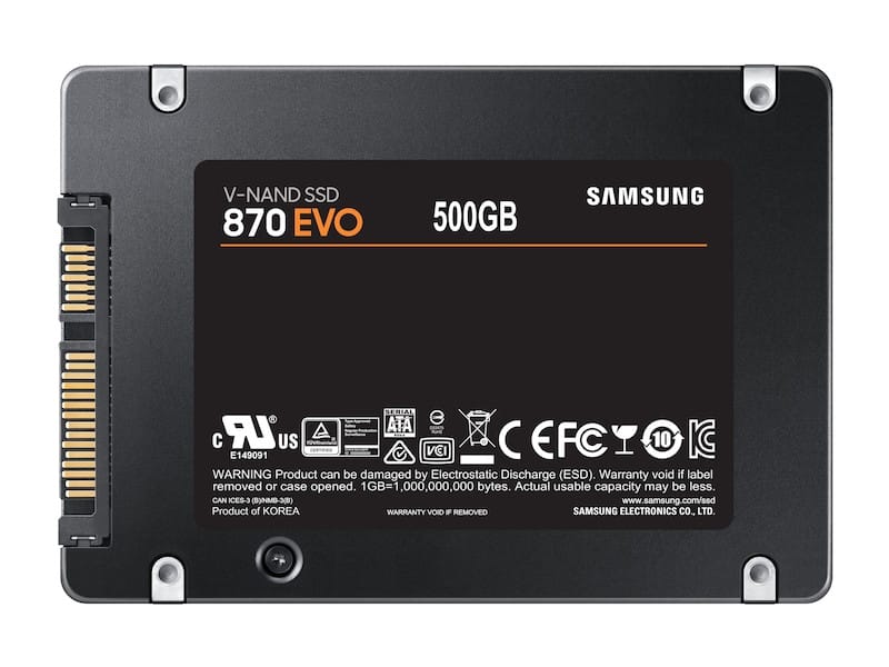 Samsung 870 EVO 2.5" 500 Go Série ATA III V-NAND (MZ-77E500B/EU) — image 5