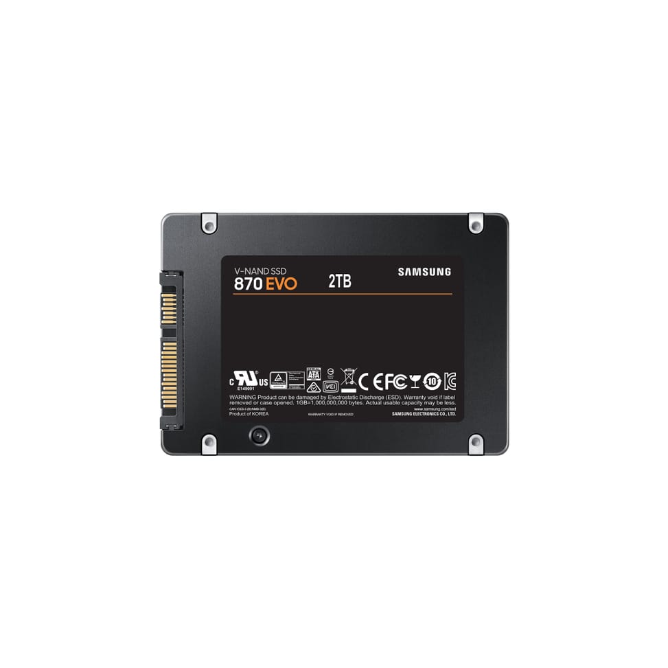 Samsung 870 EVO 2.5" 2 To Série ATA III V-NAND MLC (MZ-77E2T0B/EU) — image 2
