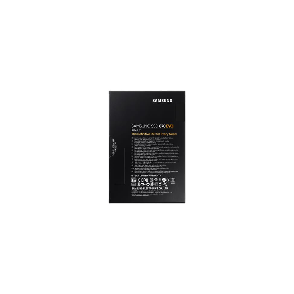 Samsung 870 EVO 2.5" 2 To Série ATA III V-NAND MLC (MZ-77E2T0B/EU) — image 7