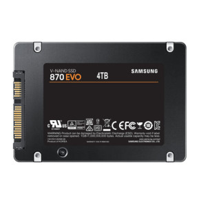 Samsung 870 EVO 2.5" 4 To Série ATA III V-NAND (MZ-77E4T0B/EU)