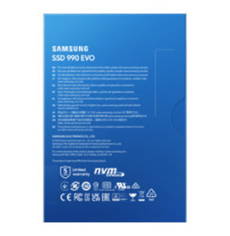 Samsung 990 EVO M.2 1 To PCI Express 4.0 V-NAND TLC NVMe (MZ-V9E1T0BW)
