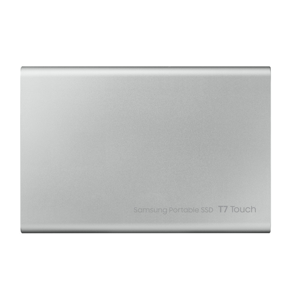 Samsung MU-PC500S 500 Go Argent Portable SSD T7 Touch USB 3.2, NVMe, 500GB  (MU-PC500S/WW)