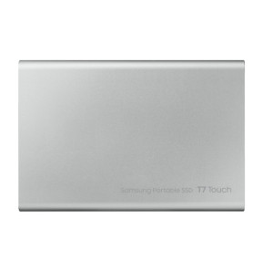 Samsung MU-PC500S 500 Go Argent Portable SSD T7 Touch USB 3.2, NVMe, 500GB  (MU-PC500S/WW)