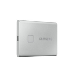 Samsung MU-PC500S 500 Go Argent Portable SSD T7 Touch USB 3.2, NVMe, 500GB  (MU-PC500S/WW)