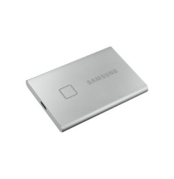 Samsung MU-PC500S 500 Go Argent Portable SSD T7 Touch USB 3.2, NVMe, 500GB  (MU-PC500S/WW)
