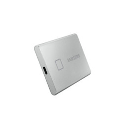 Samsung MU-PC500S 500 Go Argent Portable SSD T7 Touch USB 3.2, NVMe, 500GB  (MU-PC500S/WW)