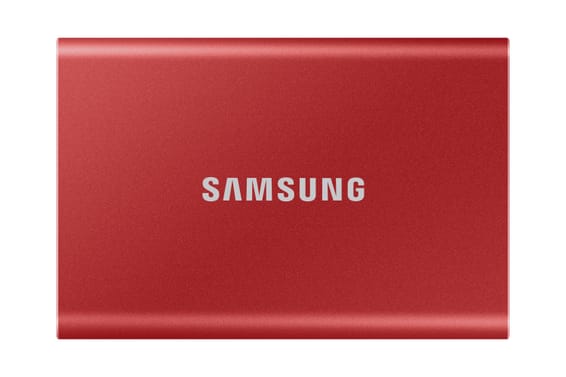 Samsung Portable SSD T7 500 Go Rouge (MU-PC500R/WW)